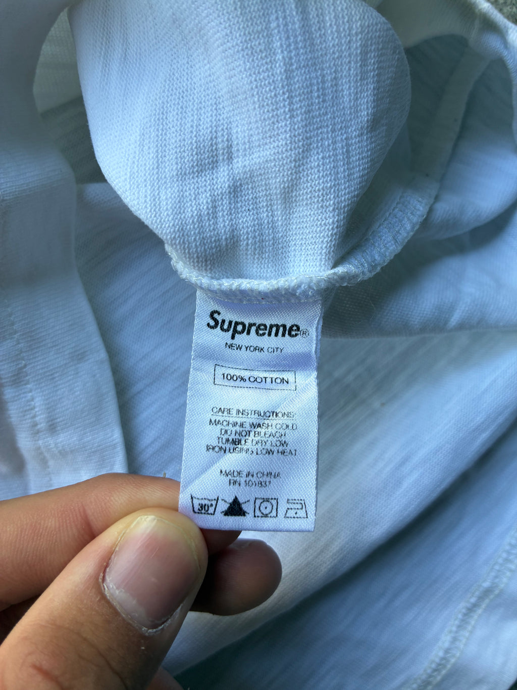 Supreme “COLLEGIATE” Tee (L)