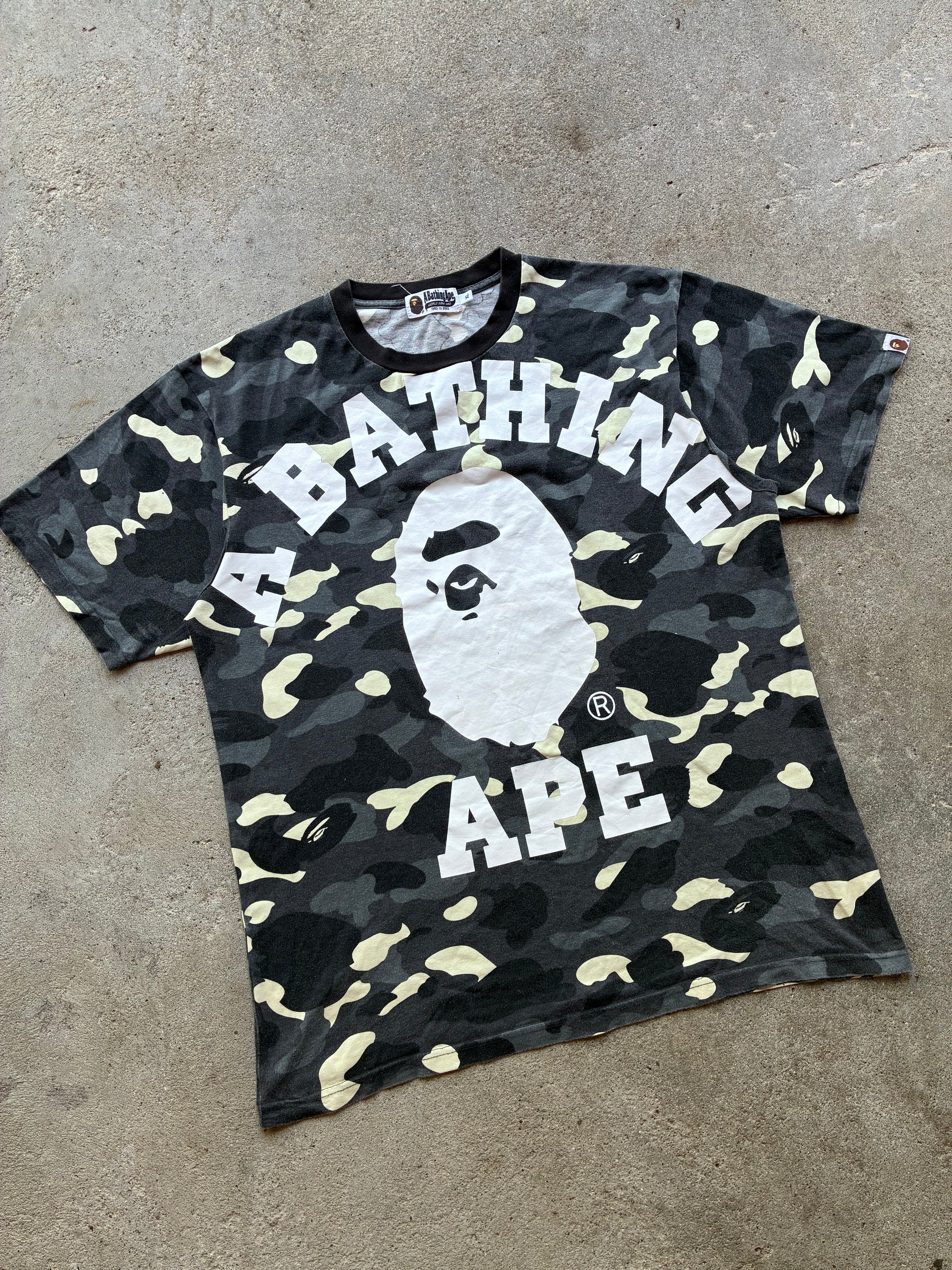 Bape “GLOW IN THE DARK CITY CAMO” T-shirt (XL)