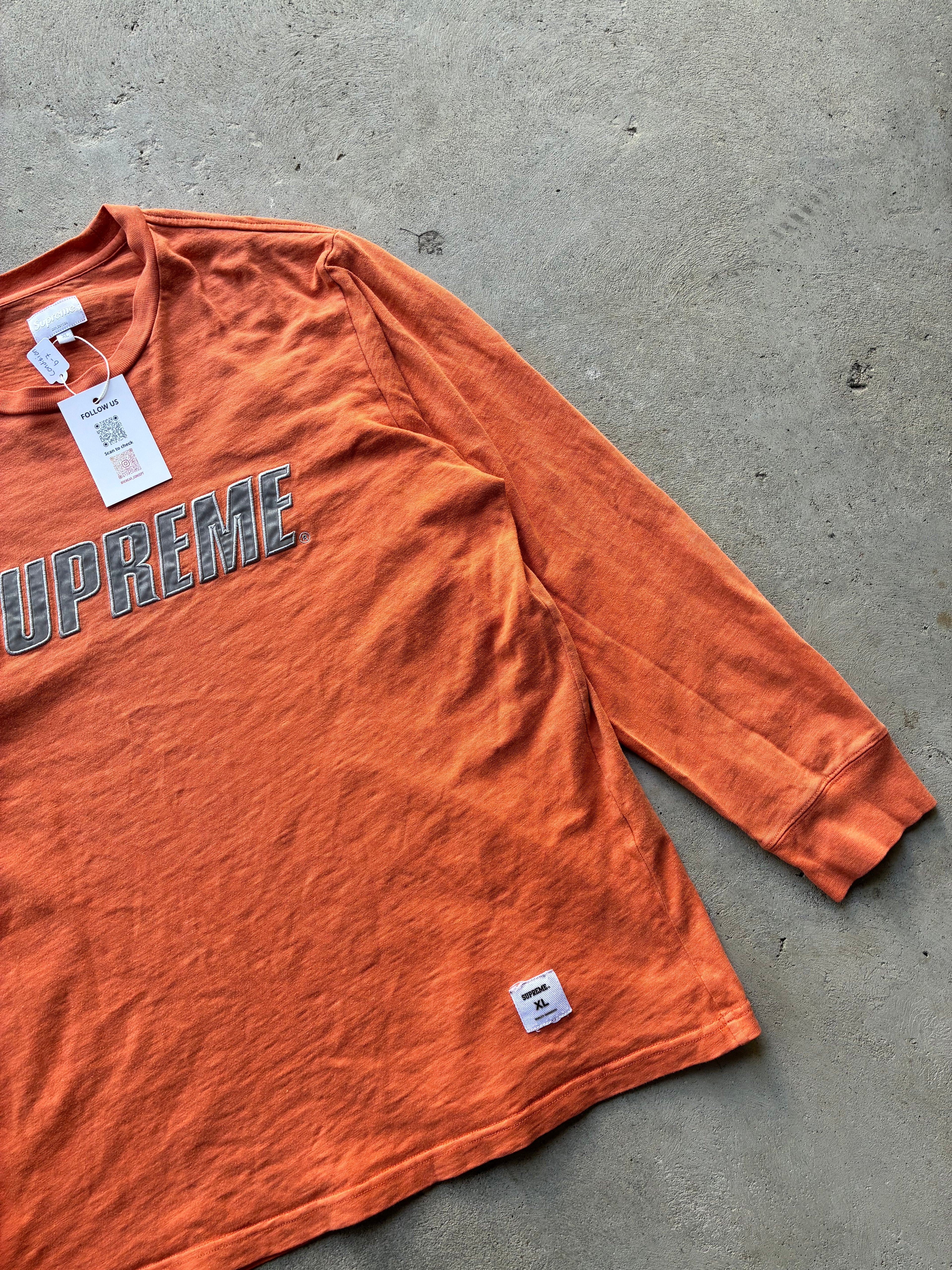 Supreme “METALLIC L/S REFLECTIVEE” Long Sleeve (XL)