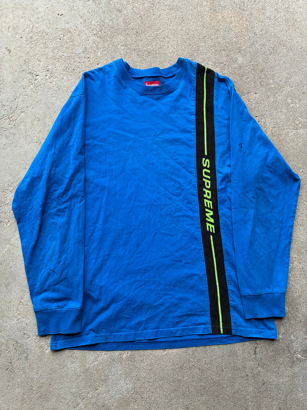 Supreme “VERTICAL LOGO STRIPE LOGO” Long sleeve (XL)