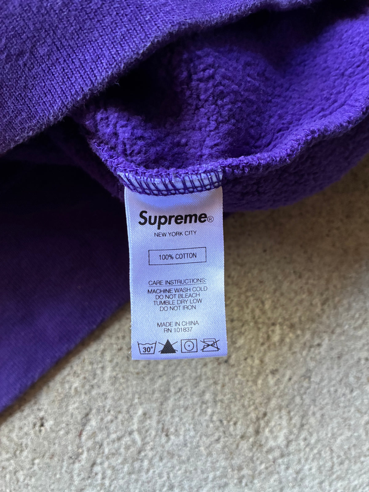 Supreme “PANELED” Crewneck (M)