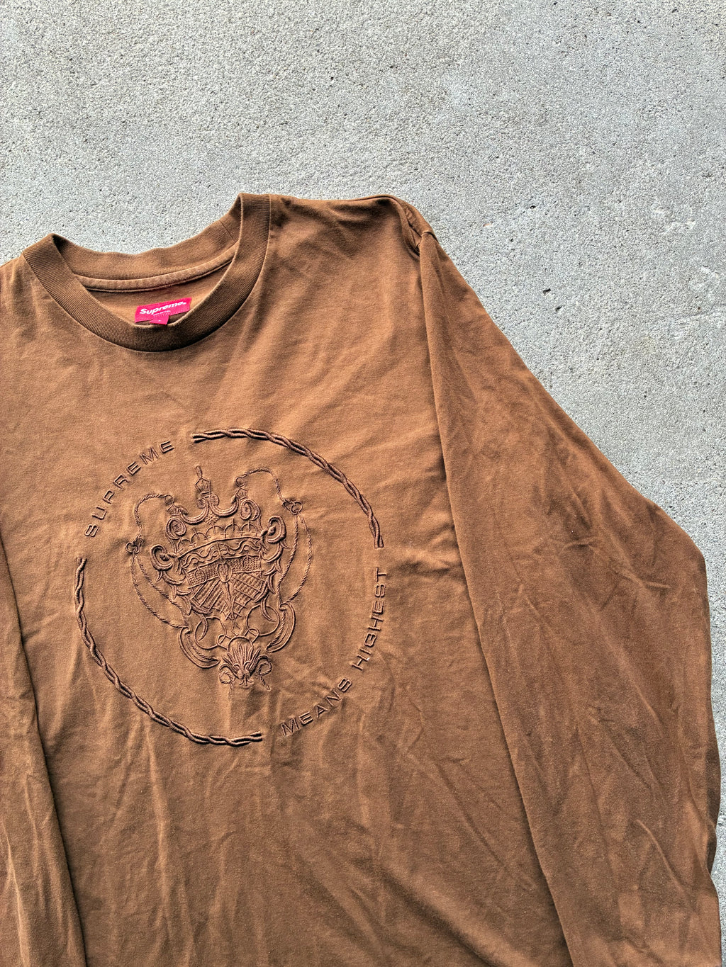 Supreme “LOGO” Long Sleeve (L)