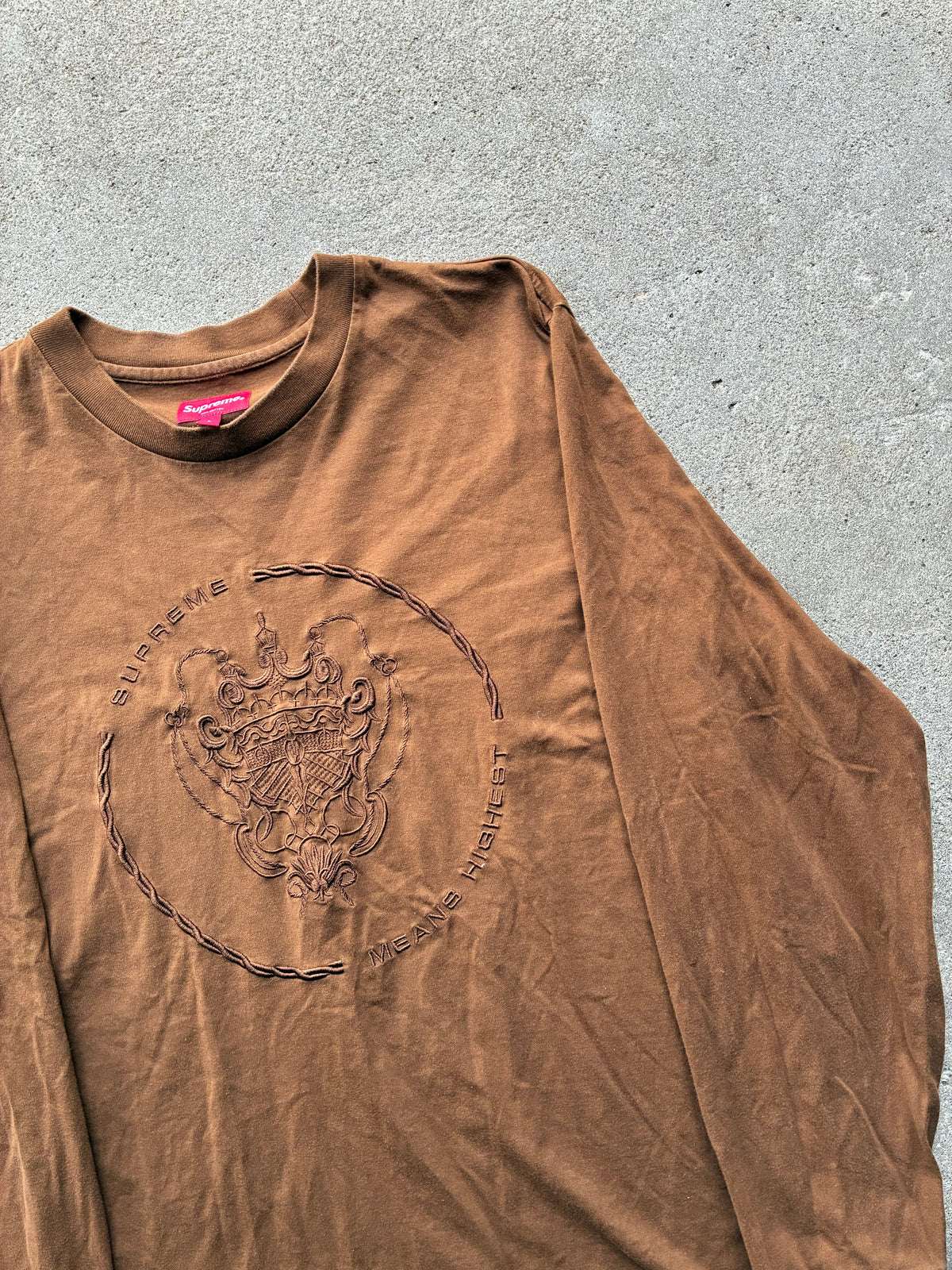 Supreme “LOGO” Long Sleeve (L)
