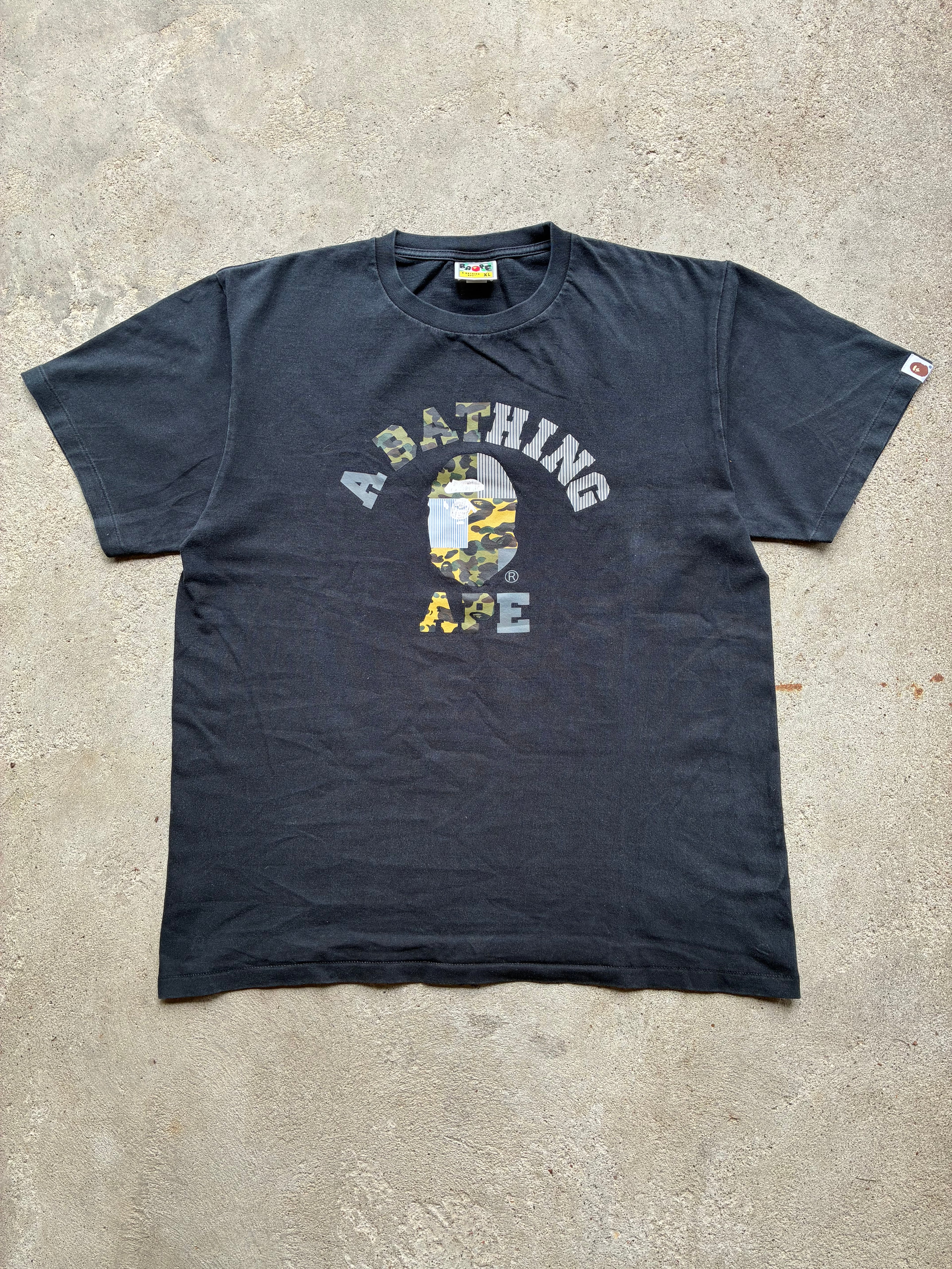 Sort “BAPE” tee (XL)