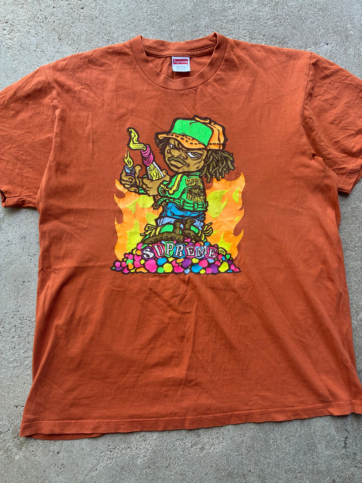 Supreme “MOLOTOV KID” Tee (L)