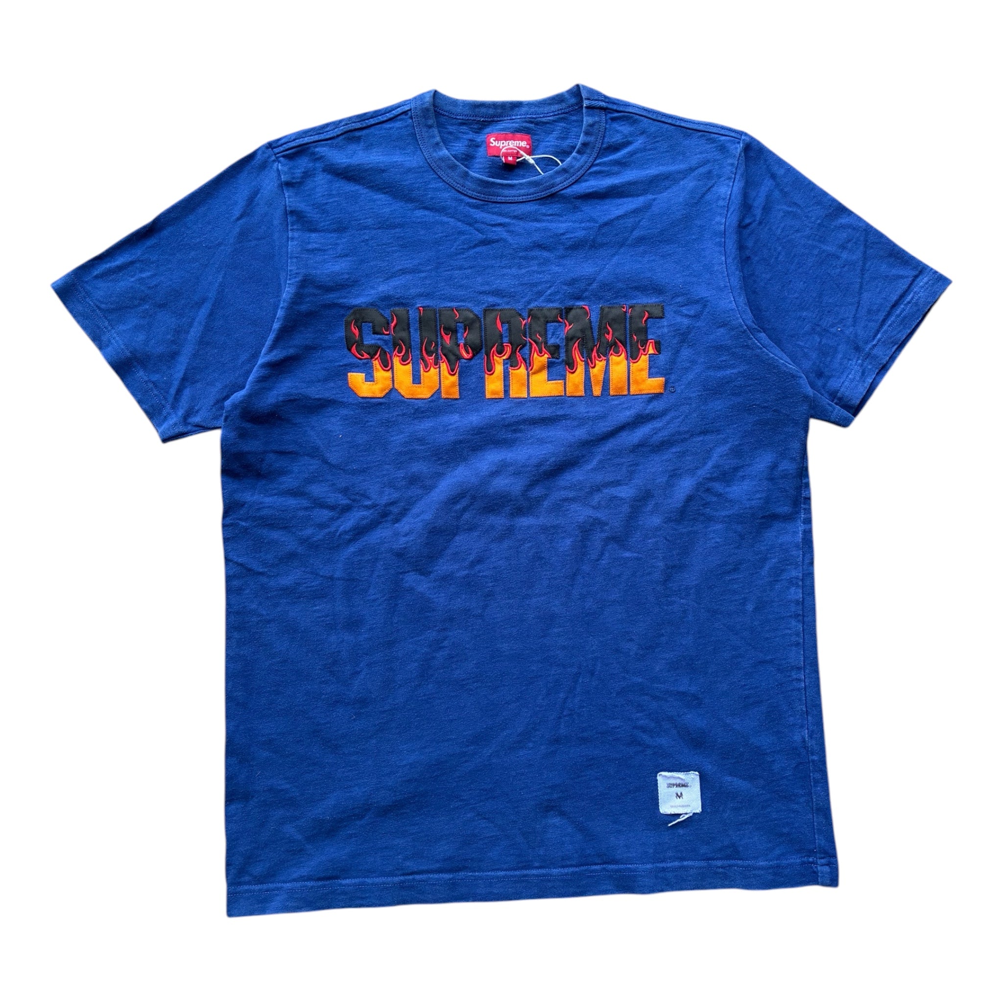 Supreme “FLAMES” Tee (M)