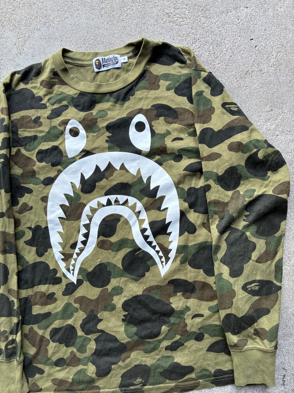 Vintage camo Bape Long Sleeve (S)