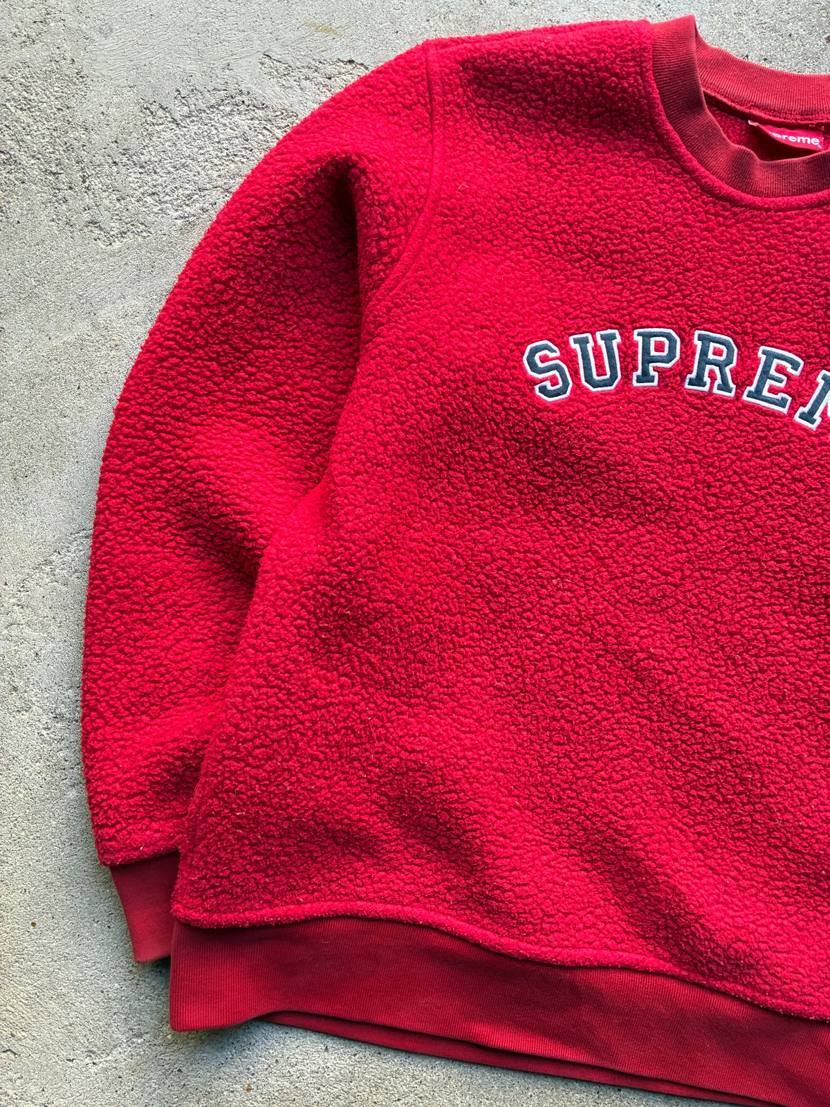 Supreme “POLARTEC DEEP PILE” Crewneck (M)