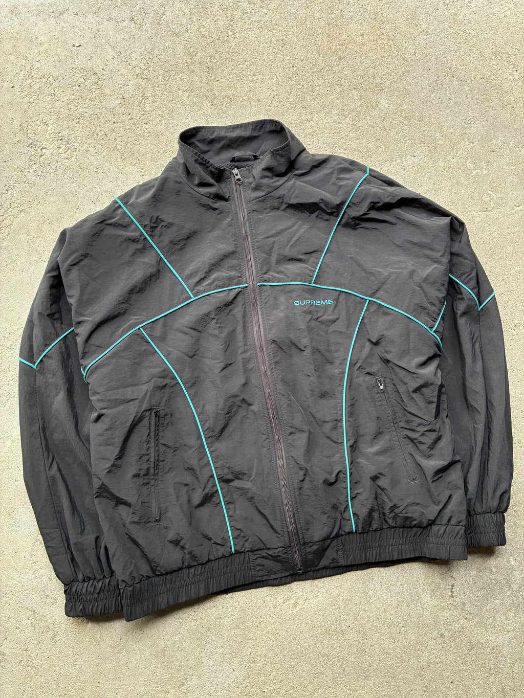 Supreme “PIPING SS19” Track Jacket (L)