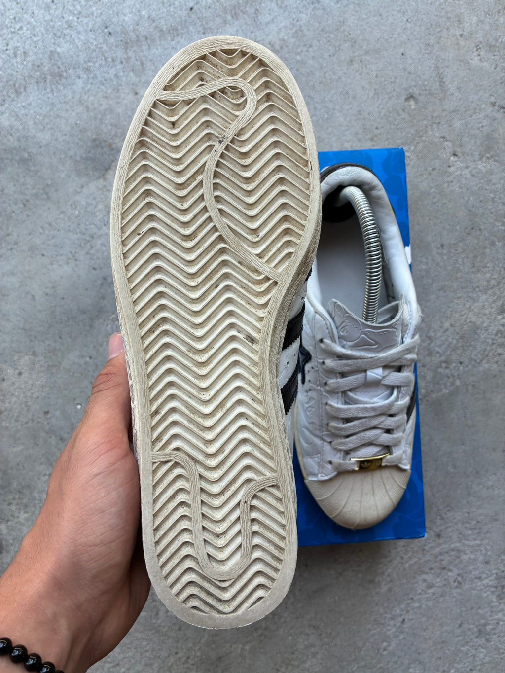 Adidas superstar x bape (39 1/3)