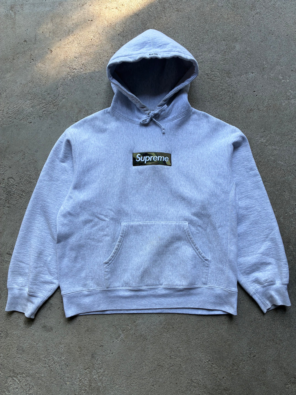Supreme “BOX LOGO CAMO FW23” Hoodie (M)