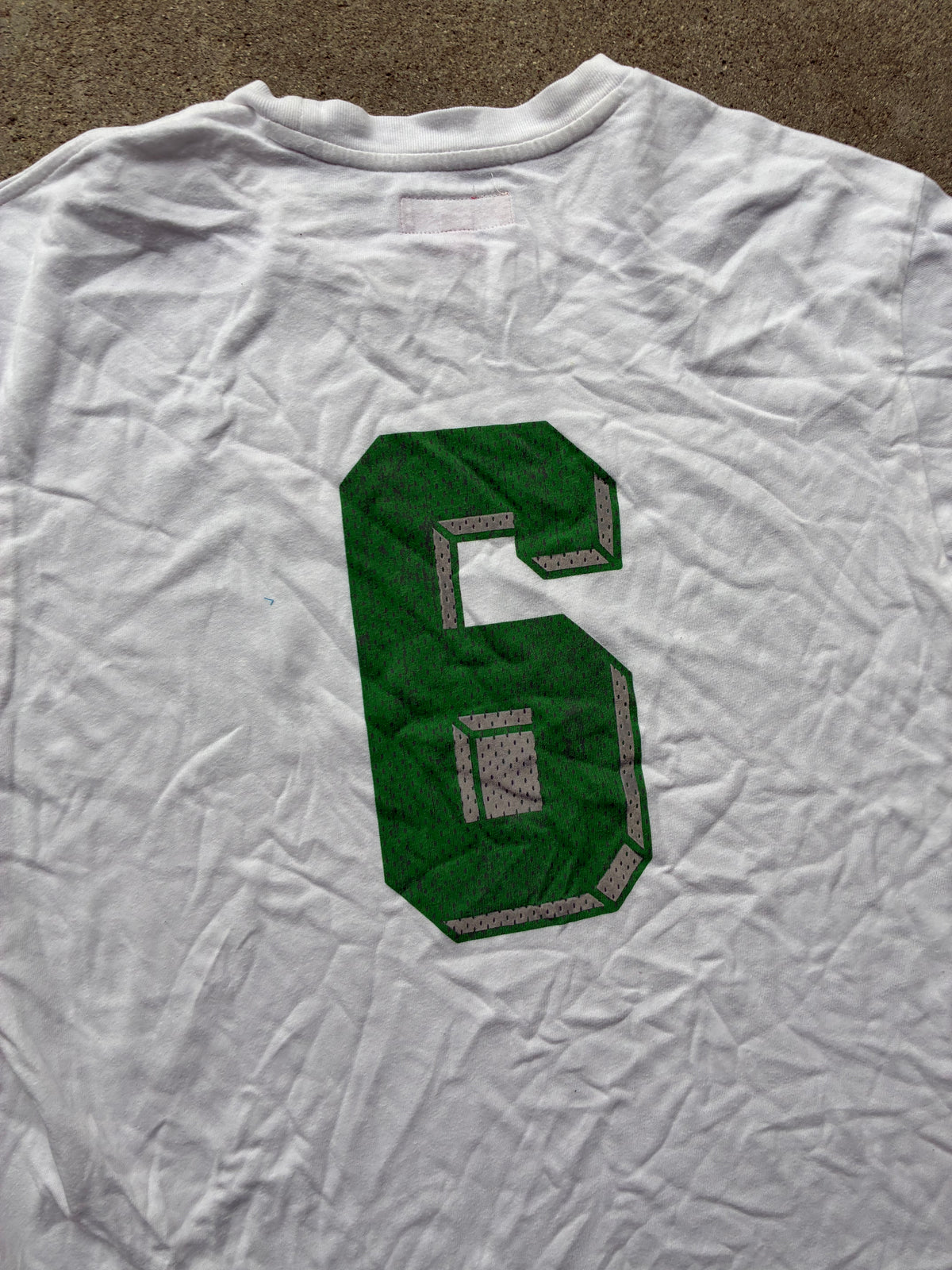 Supreme “FLOCKED WASHED” Tee (M)