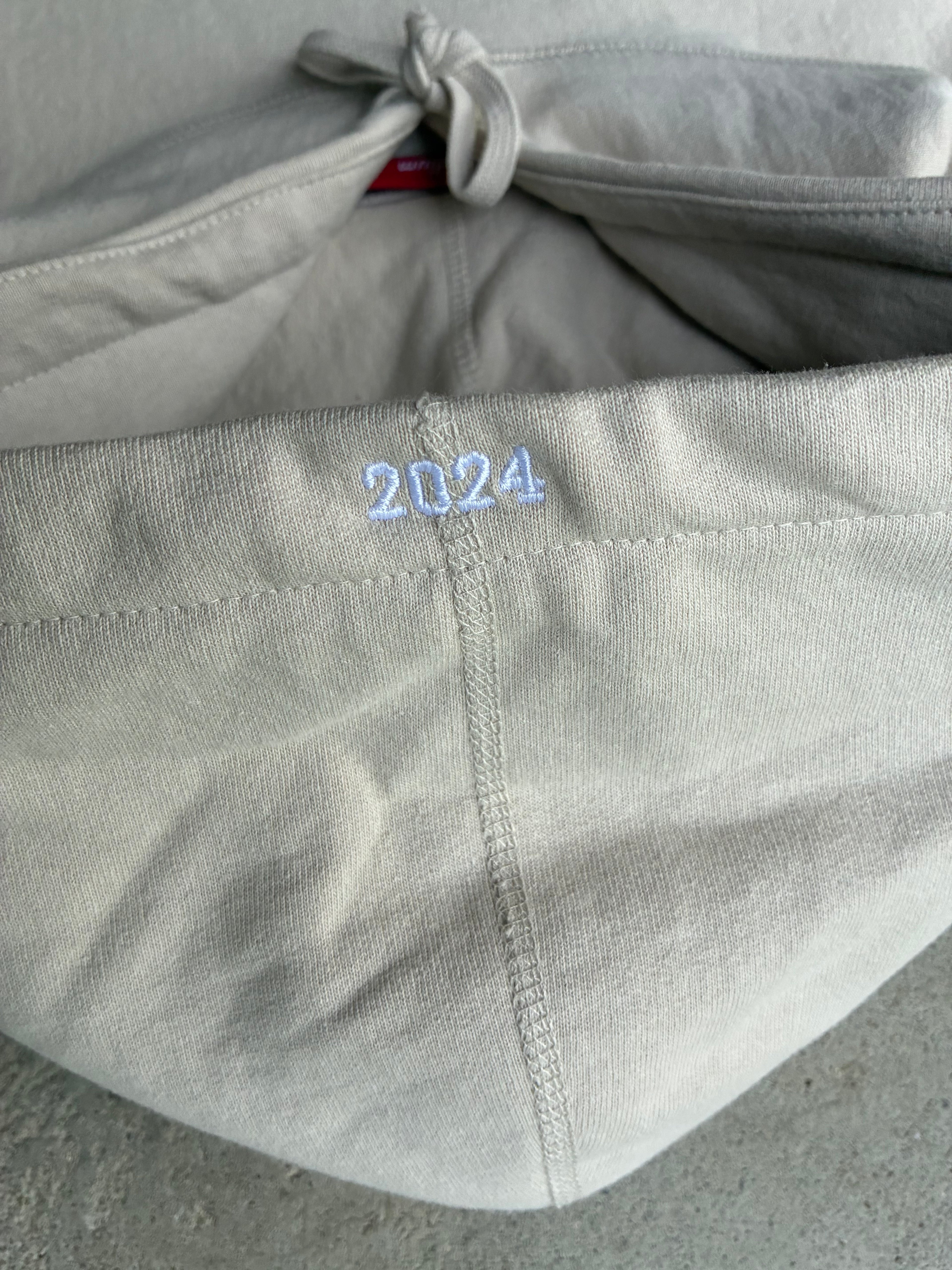 Supreme box logo “FW24 BEIGE” hoodie (M)