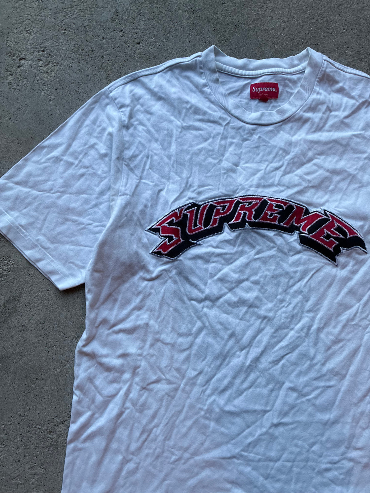 Supreme “APPLIQUE ARC S/S” Tee (M)