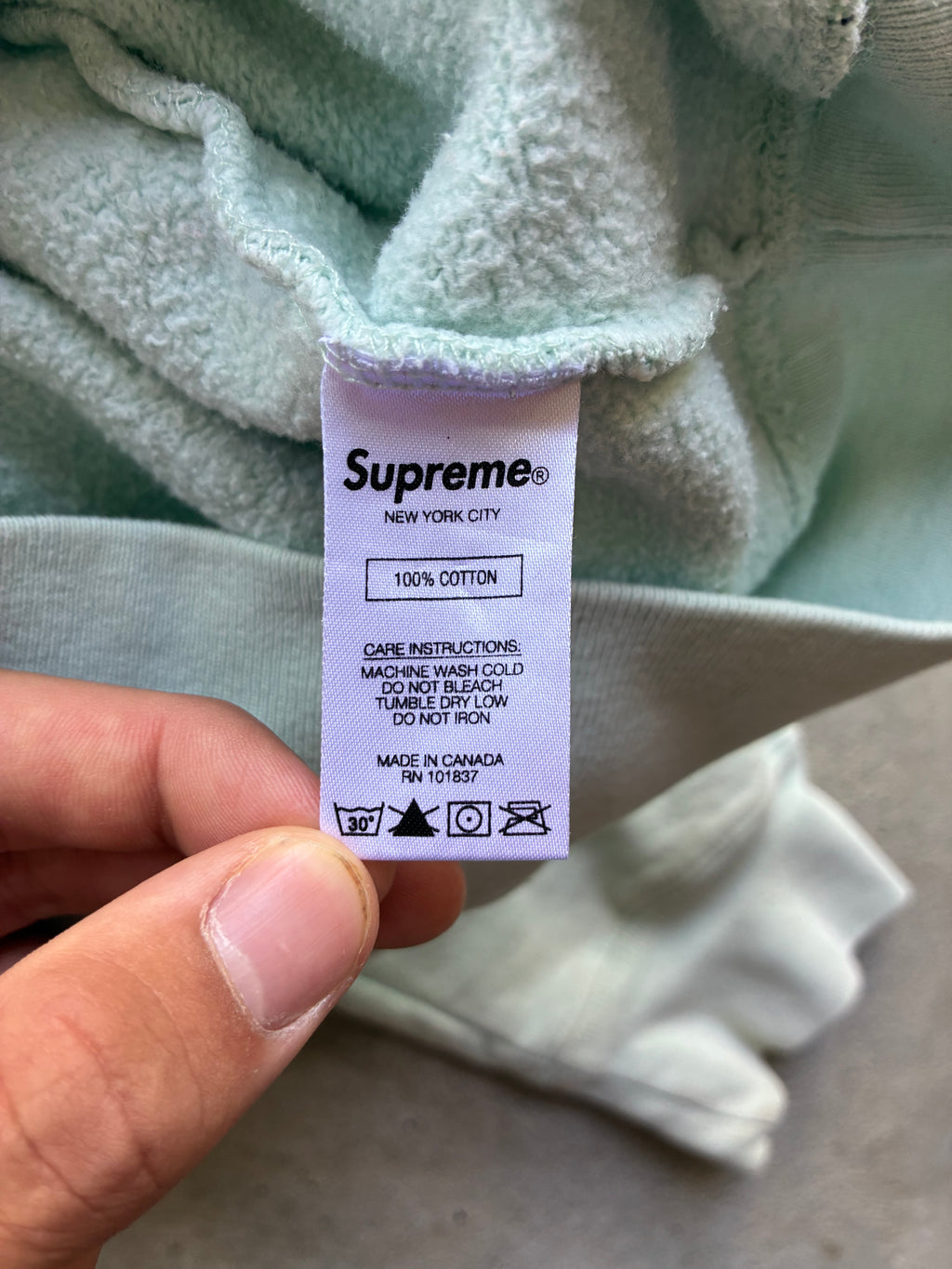 Supreme “COLOR BLOCK” Hoodie (L)