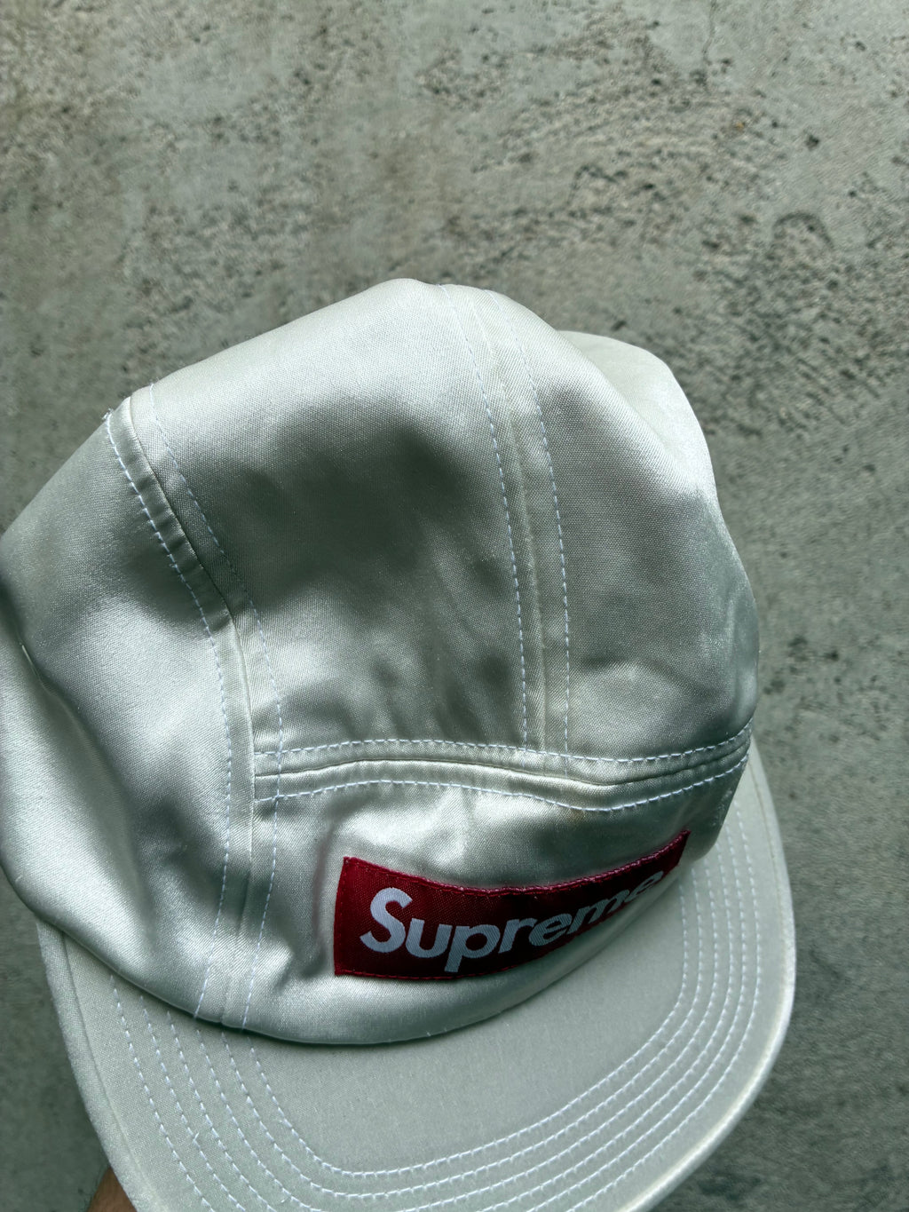 Supreme “WHITE” Camp cap (Adjustable)
