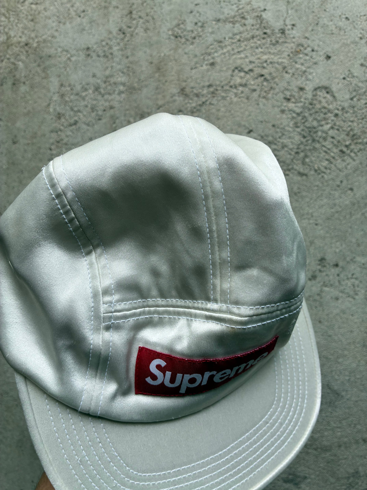 Supreme “WHITE” Camp cap (Adjustable)