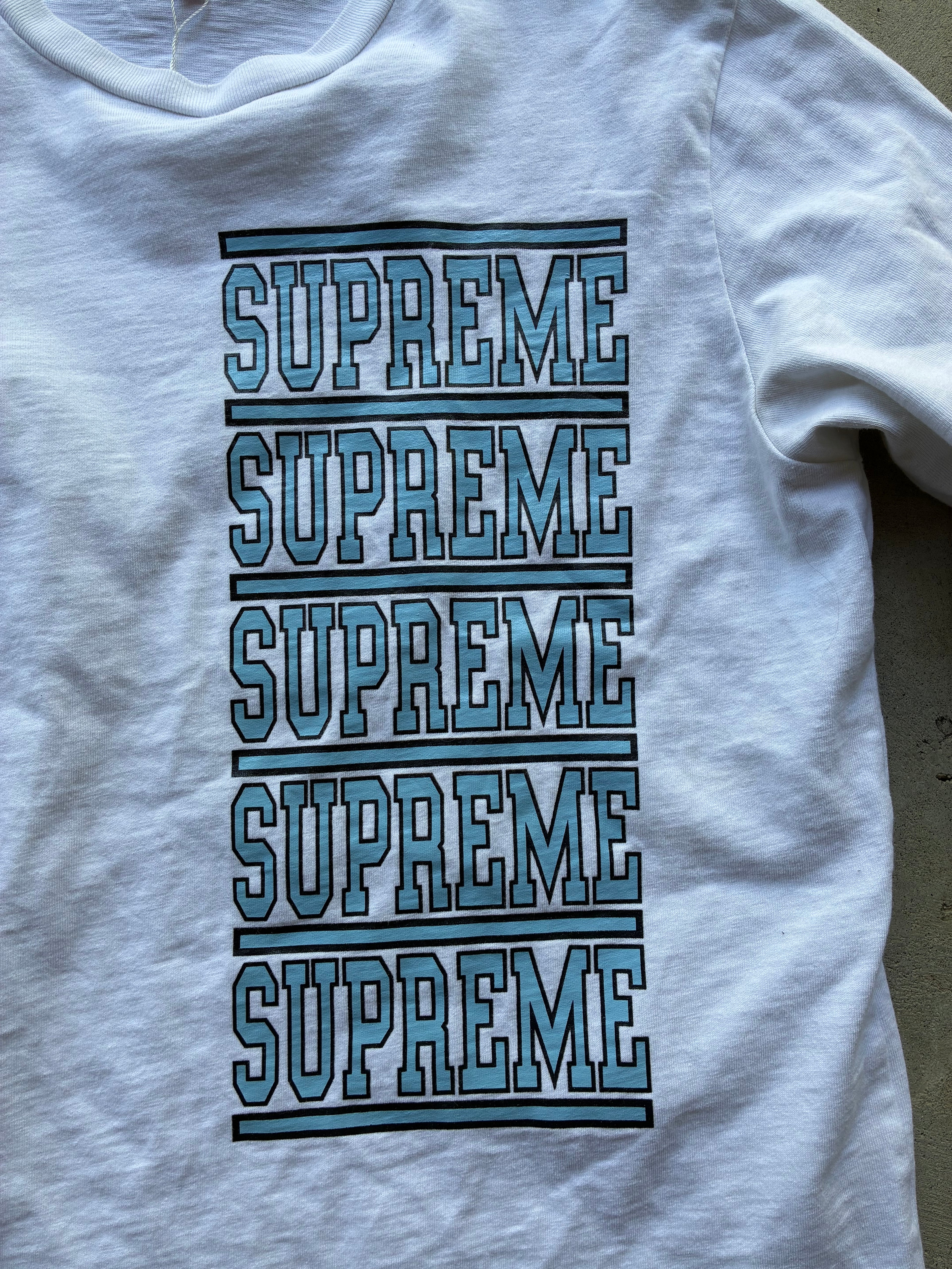 Supreme “STACKED L/S” Long Sleeve (L)