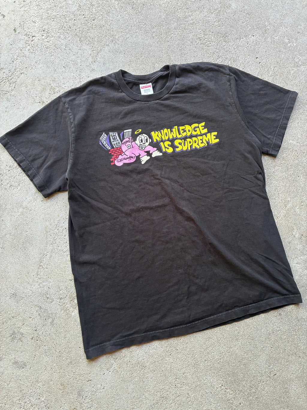 Supreme “KNOWLEDGE IS SUPREME” Tee (L)