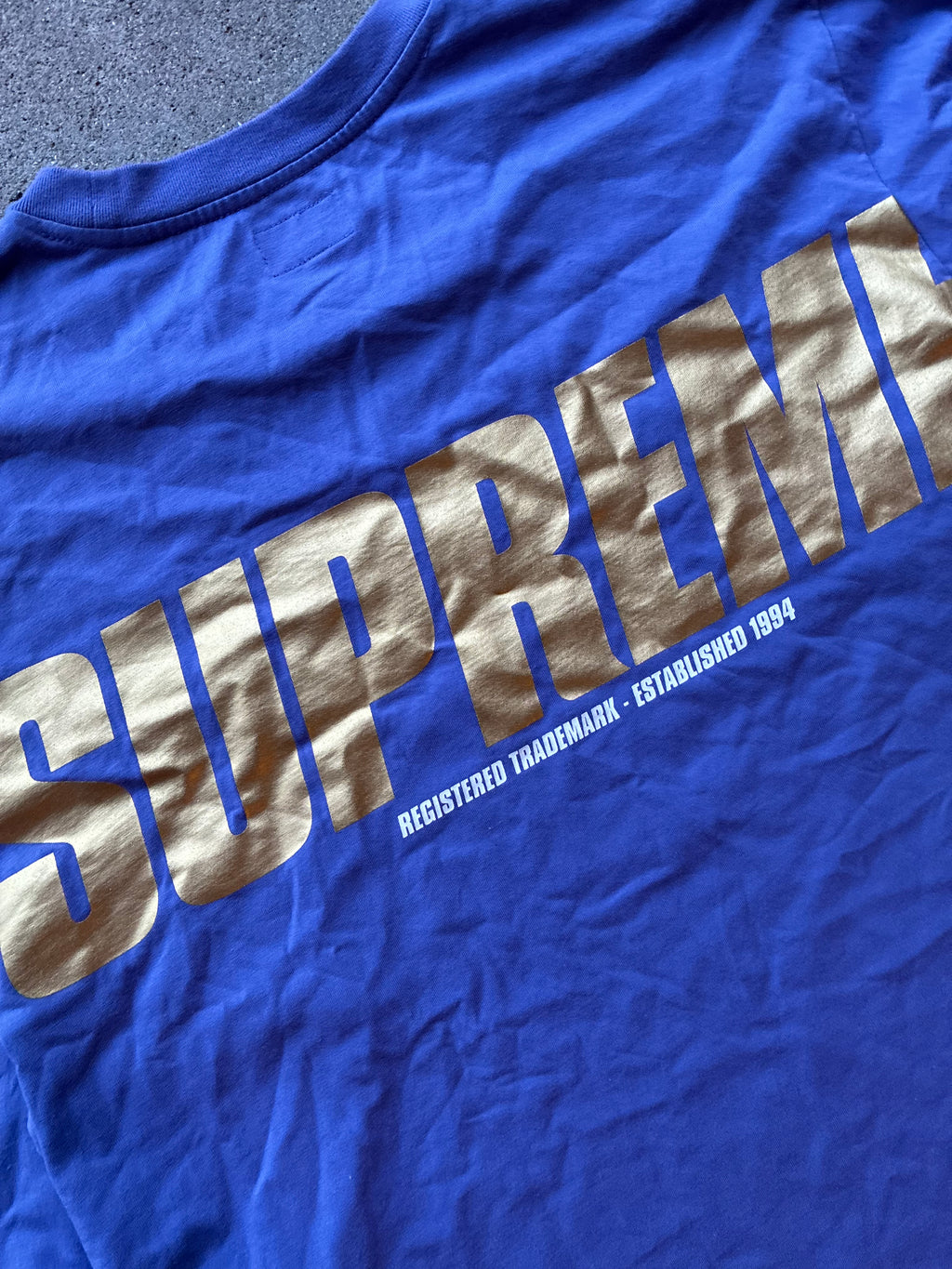Supreme “TRADEMARK LOGo”  long sleeve (XL)
