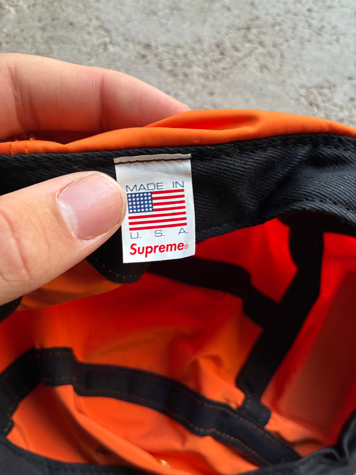 Supreme “LIQUID METAL FW17” Camp Cap (Adjustable)