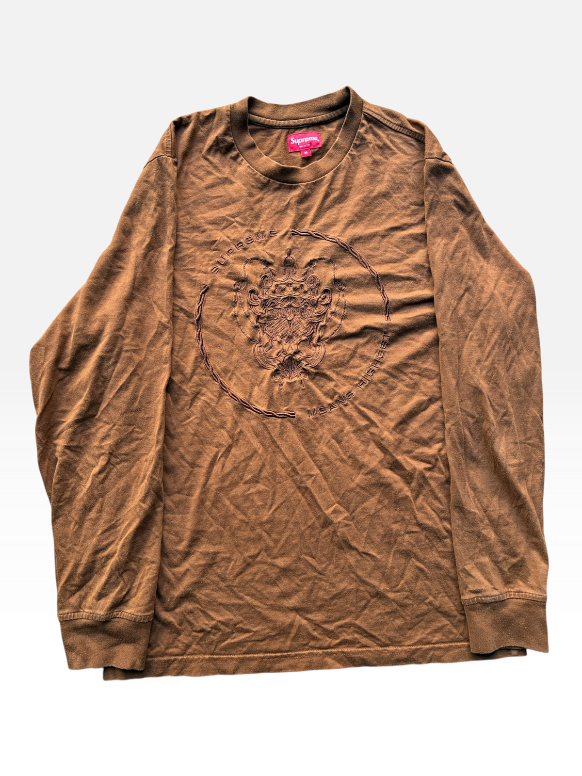 Supreme “CREST FW18” Long sleeve (M)