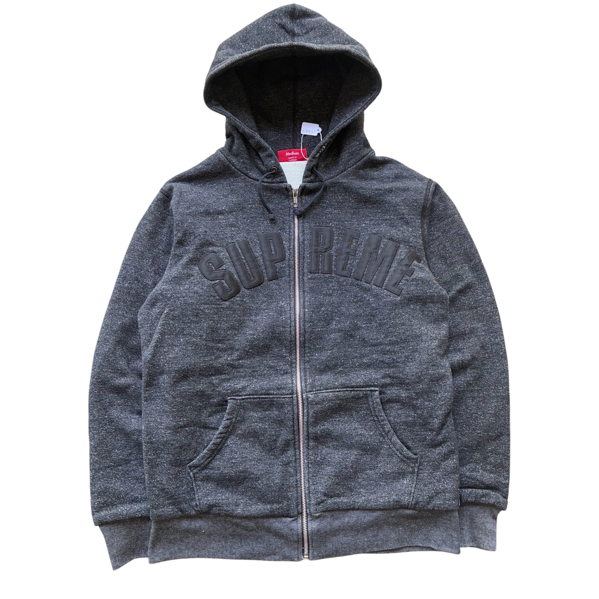 Supreme “THERMAL ARC LOGO 2010” zip up hoodie (M)
