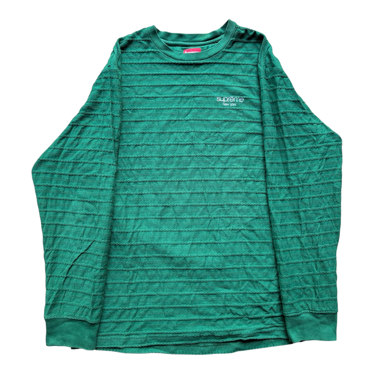 Supreme “RIPPED NEW YORK” Long Sleeve (L)