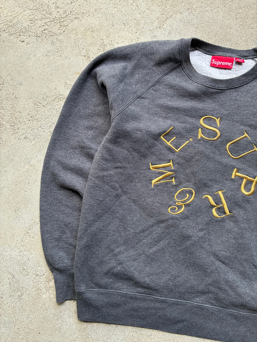 Supreme “CIRCLE LOGO FW13” Crewneck (M)