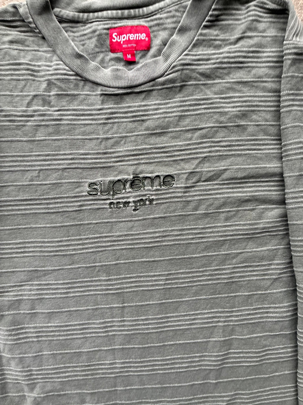 Supreme “RIPPED NEW YORK” Long Sleeve (M)
