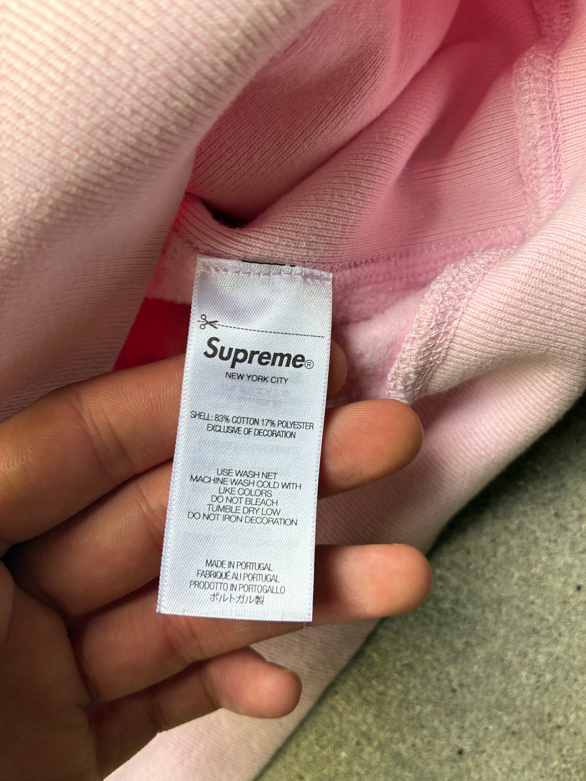 Supreme “REVERSE LOGO” Hooded Hoodie (M)