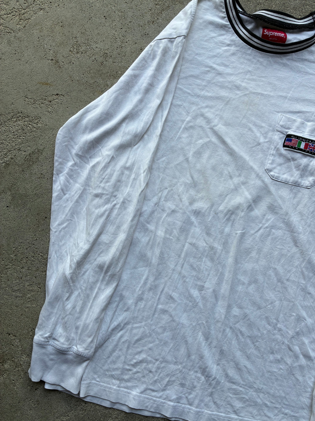 Supreme “FLAGS” Long Sleeve (M)