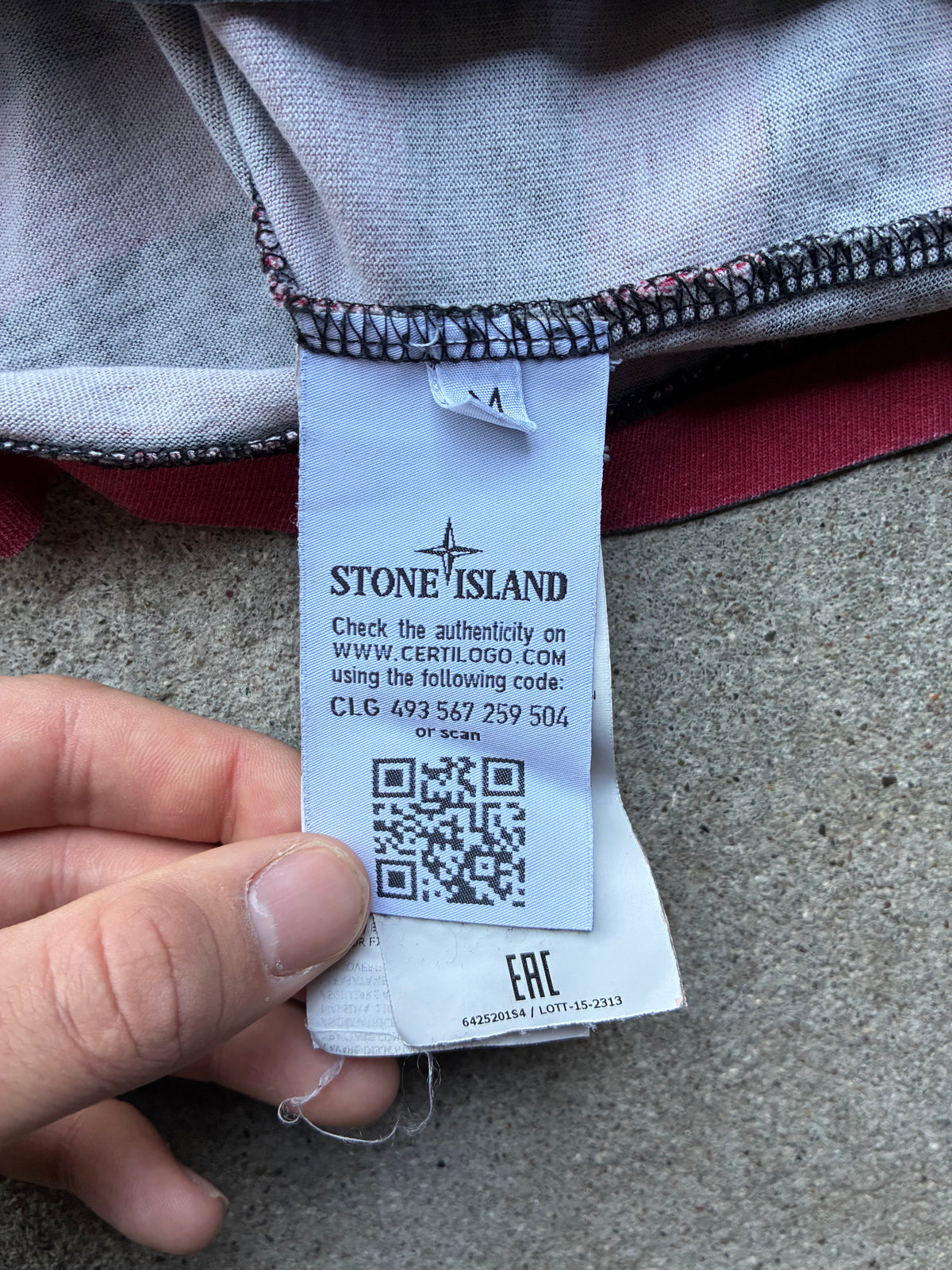 Supreme x Stone island Zip Up Long sleeve polo (M)