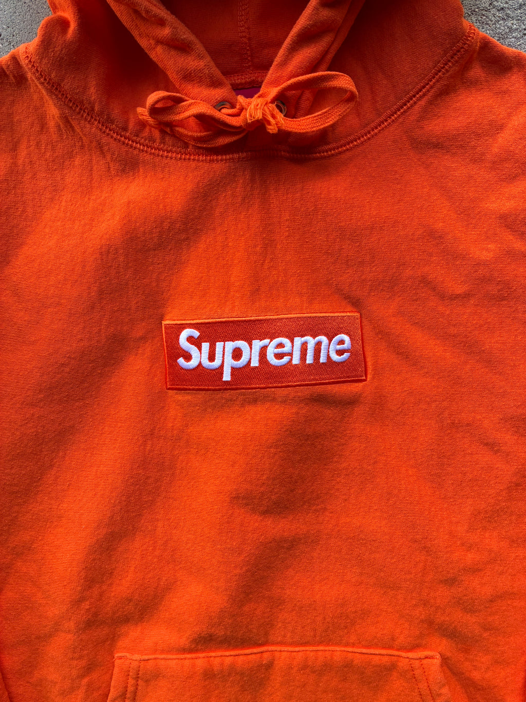 Supreme “ORANGE FW24” Box Logo Hoodie (S)