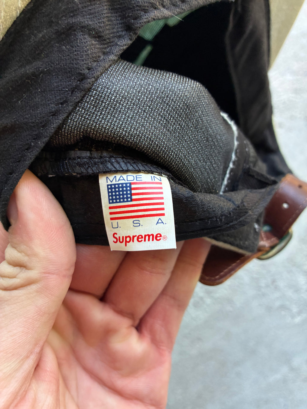 Supreme “SIDE POCKET” Camp Cap (Adjustable)