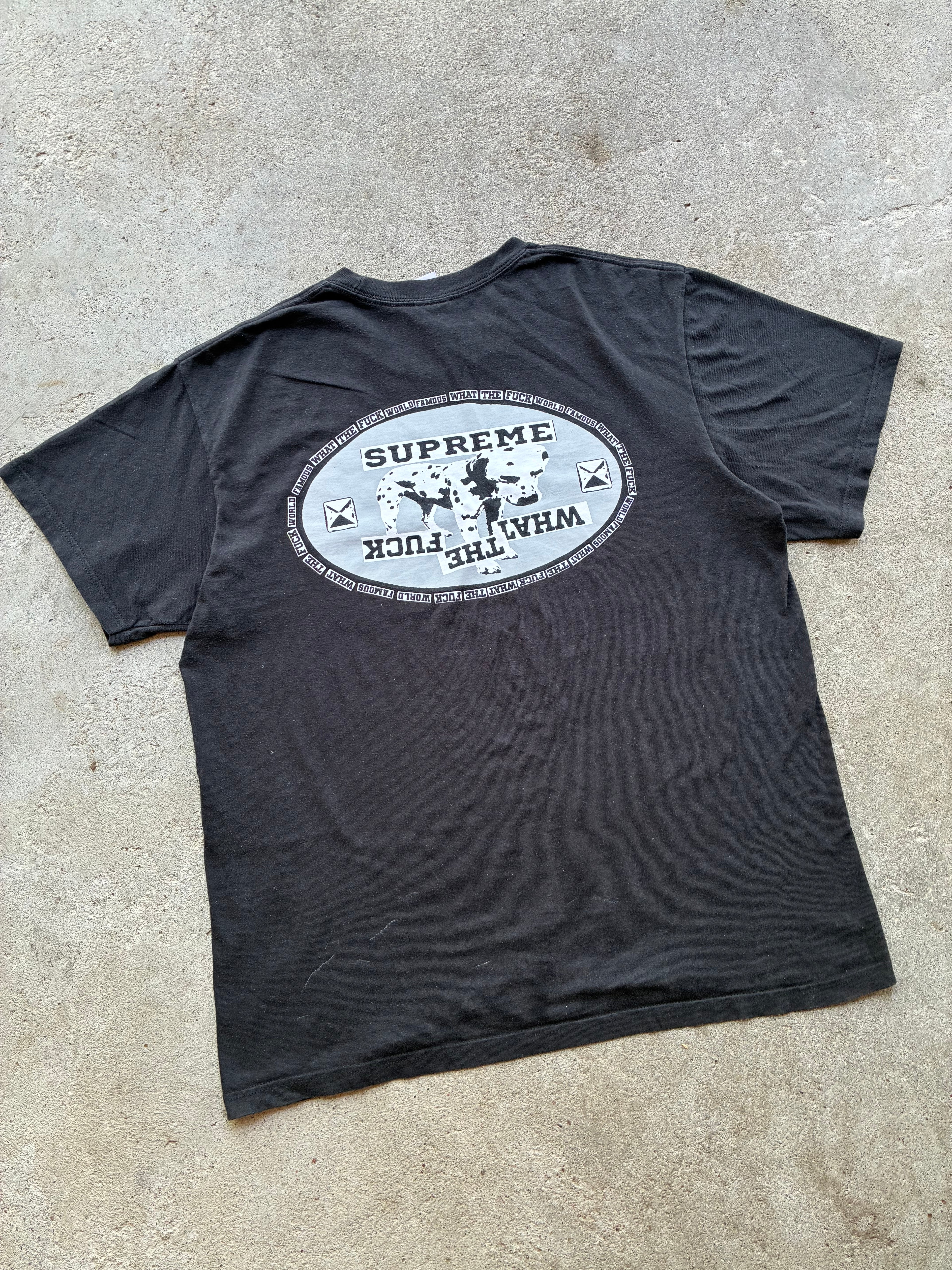 Supreme “DALMATIAN BLACK SS25” tee (M)
