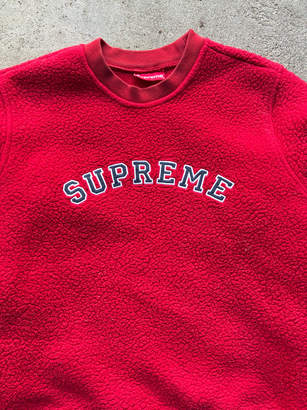 Supreme “POLARTEC DEEP PILE” Crewneck (M)