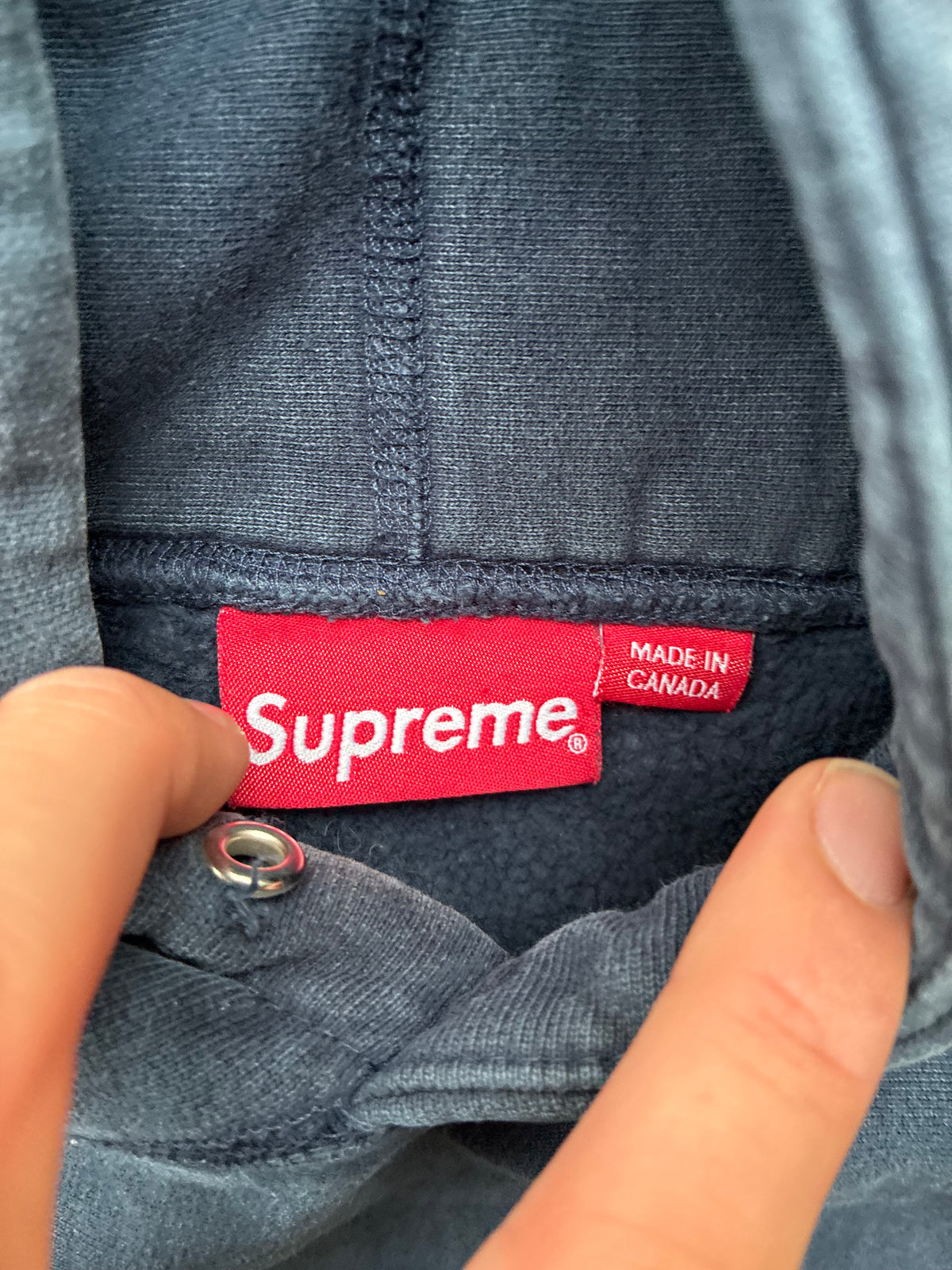 Supreme “METALLIC ARC LOGO” Hooded Hoodie (M)