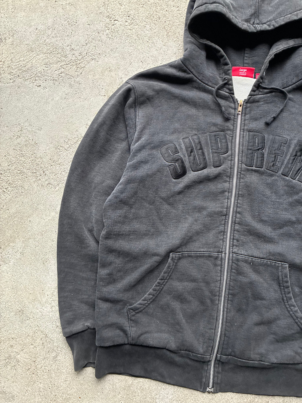 Supreme “ARC LOGO THERMAL 2009” Zip Up hoodie (L)