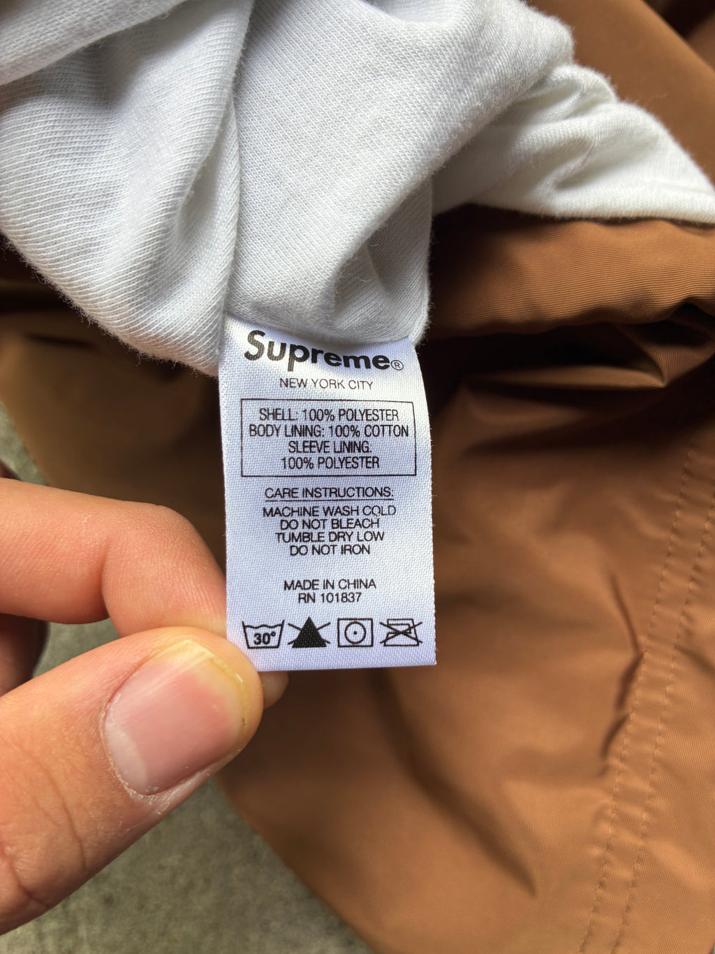 Supreme “APPLE LOGO” Coach Jacket (L)