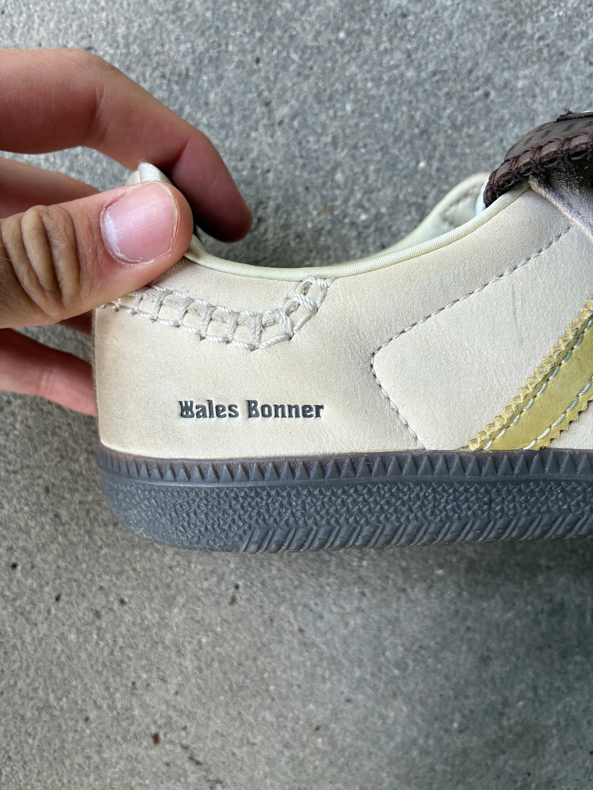 Adidas samba x Wales Bonner ECRU TINT BROWN" (38)