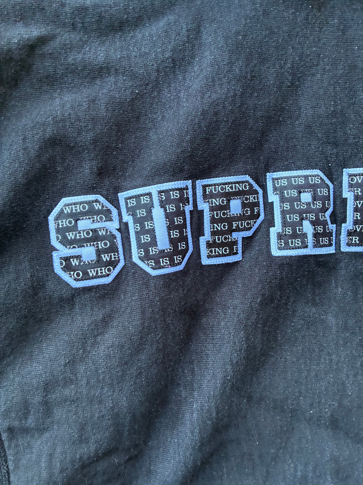 Supreme “COLLEGIATE ACRONYM” Hoodie (M)
