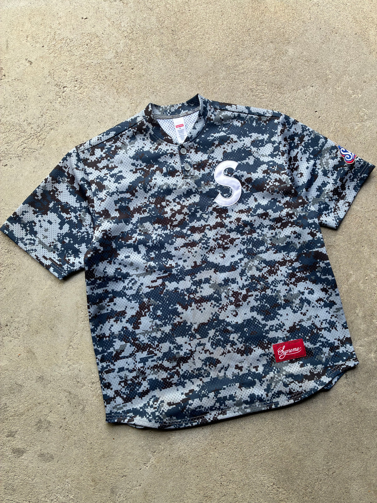 Supreme “S LOGO” Henley jersey (M)