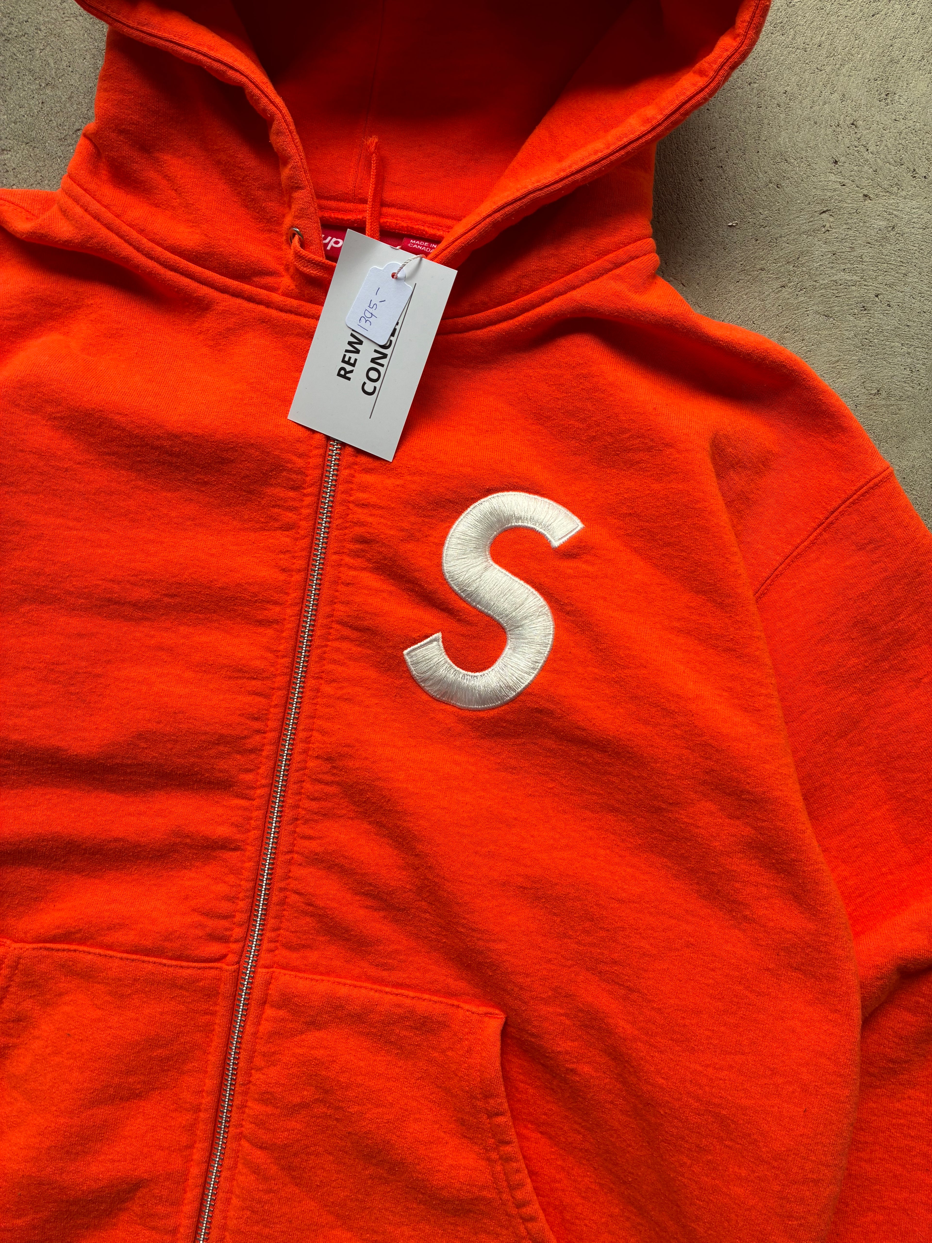 Supreme “S LOGO” Zip Up Hoodie (M)