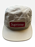 Beige Supreme Camp Cap (Adjustable)