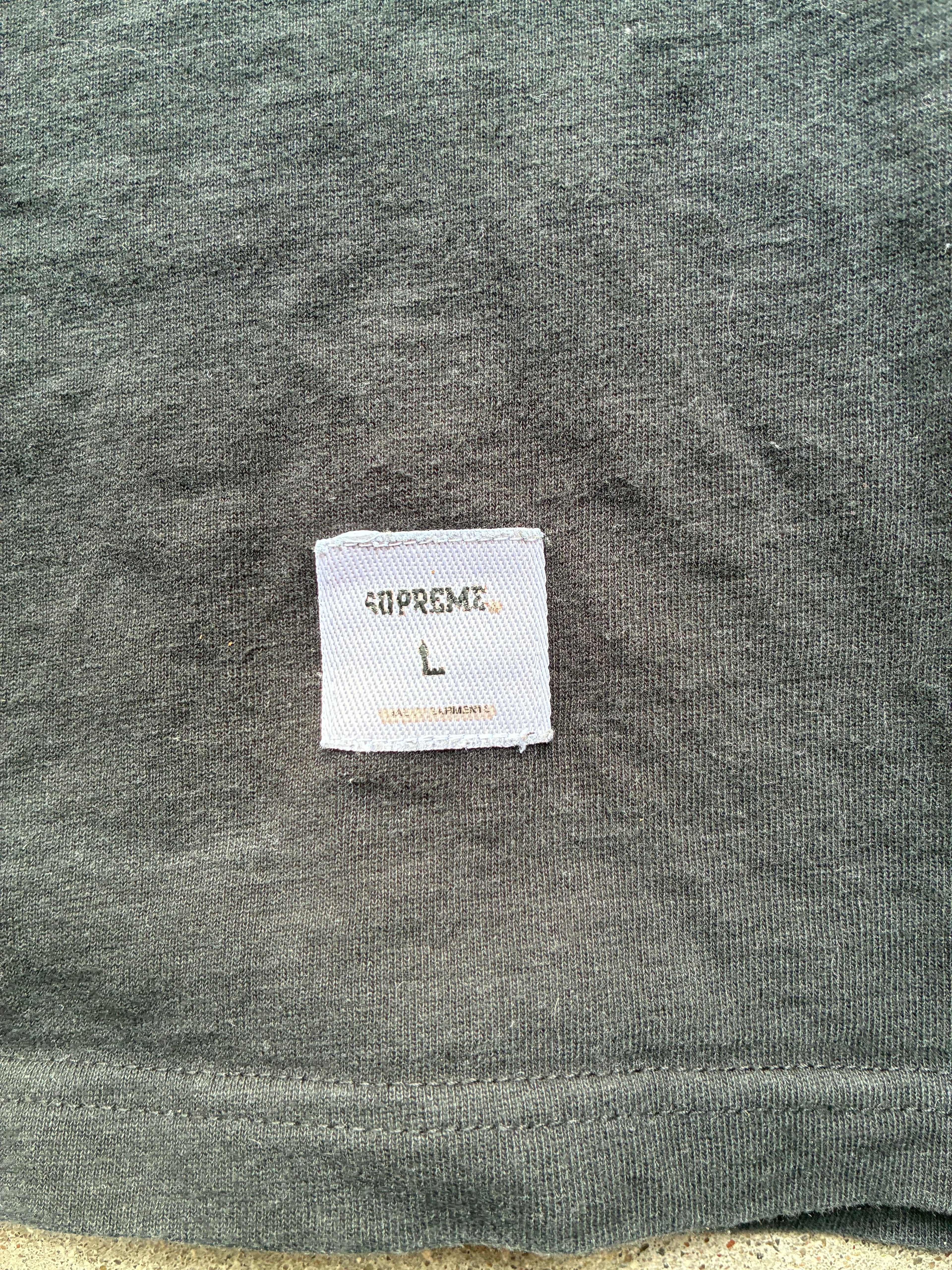Supreme  “STENCIL EMBROIDERED SS24” Tee (L)