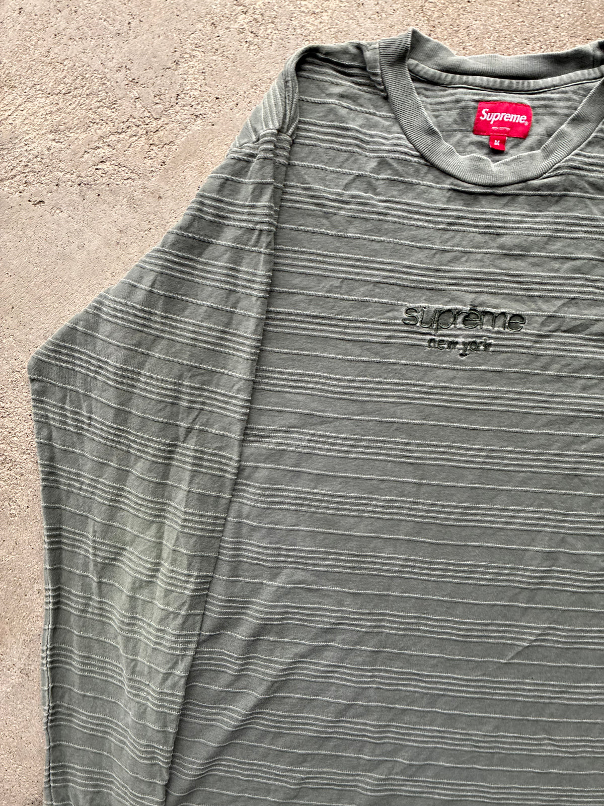 Supreme “RIPPED NEW YORK” Long Sleeve (M)