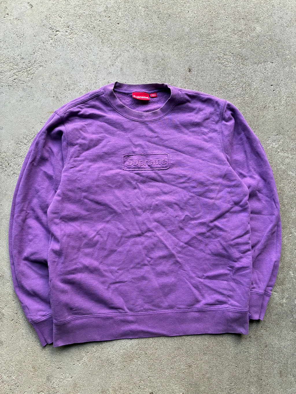 Supreme “CUTOUT LOGO” Box logo Crewneck (M)