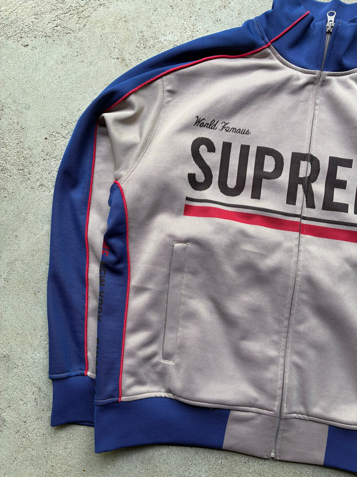 Supreme “WORLD FAMOUS” Track jacket (L)