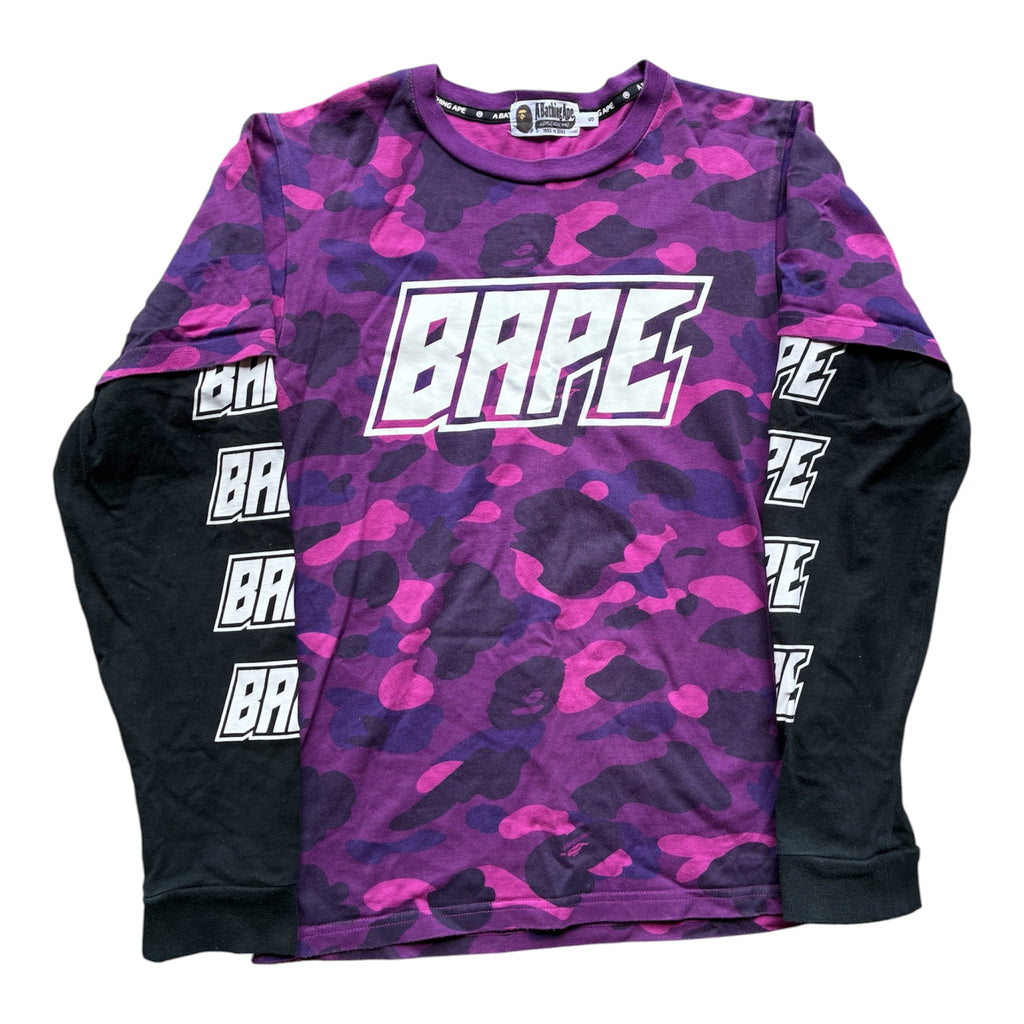 Bape “COLOR CAMO LAYERED” Long Sleeve (S)